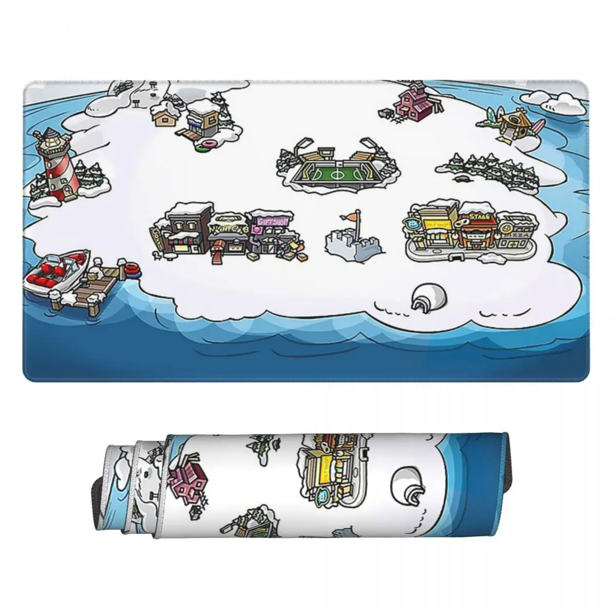 Pc Gaming Club - Grand tapis de souris Club Penguin