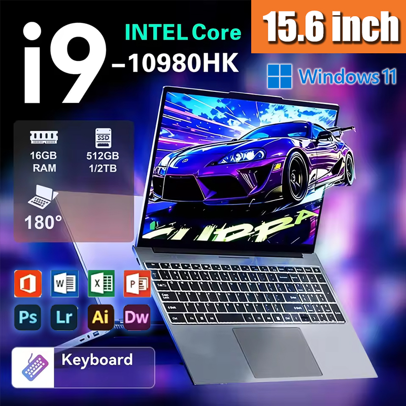 Pc Gaming Intel Core I9 - Ordinateur portable robuste 15,6 pouces Intel