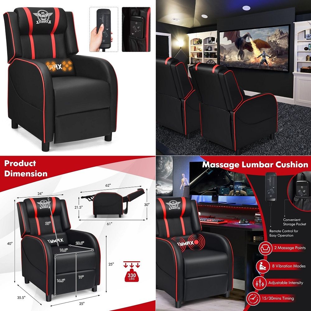 Gaming Chair - Chaise de bureau haute, chaise de