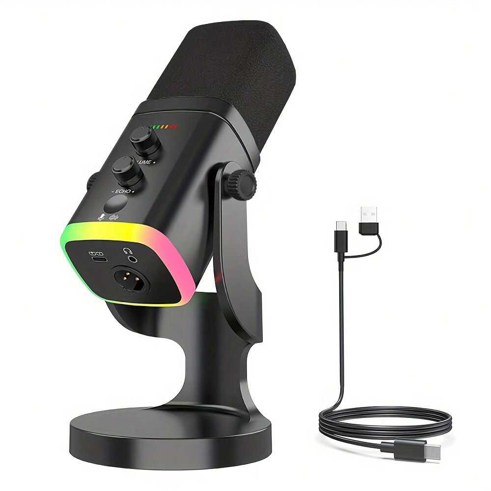 Microphone dynamique XLR/USB p - Pc Gaming Youtubers avis et prix
