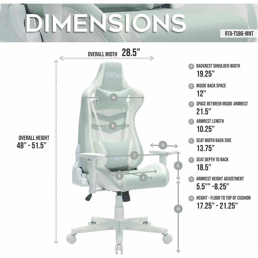 Chaise de jeu en tissu multico - Gaming Chair avis et prix