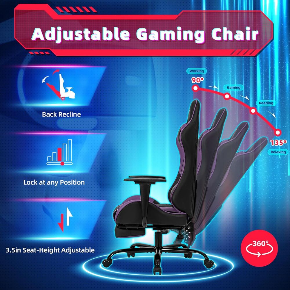 Chaise de jeu de style racing  - Gaming Chair avis et prix