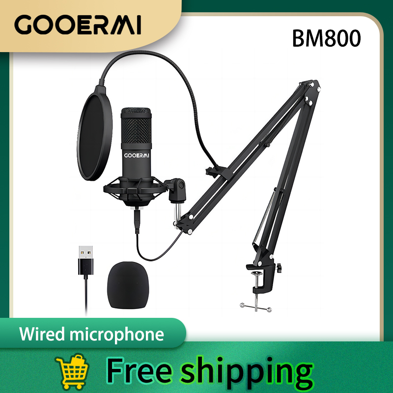 GOOERMI BM800 Microphone à con - Pc Gaming Youtubers avis et prix