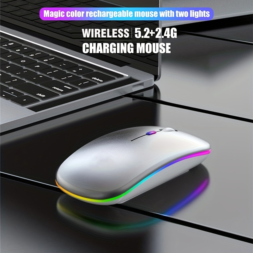 Souris sans fil rvb Rechargeab - Pc Gaming Handheld avis et prix