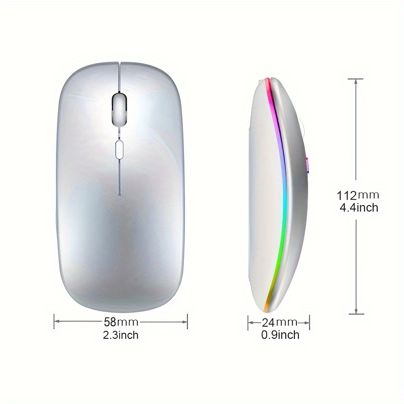 Souris sans fil rvb Rechargeab - Pc Gaming Handheld avis et prix