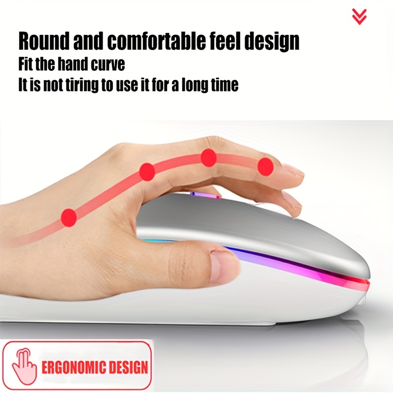 Souris sans fil rvb Rechargeab - Pc Gaming Handheld avis et prix