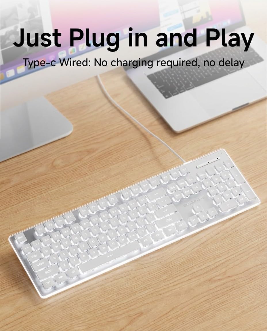 Clavier USB filaire avec rétro - Pc Gaming Fullset avis et prix