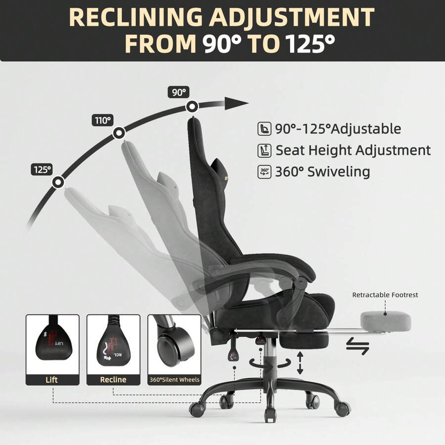 Chaise de jeu à dossier haut,  - Gaming Chair avis et prix