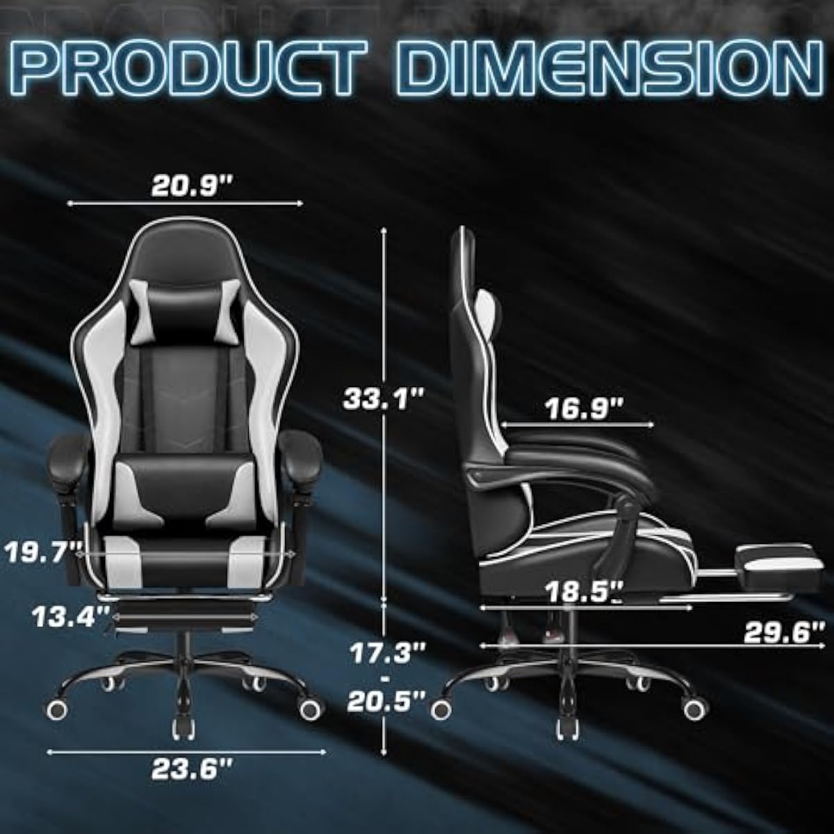 Chaise de jeu avec siège pivot - Gaming Chair avis et prix