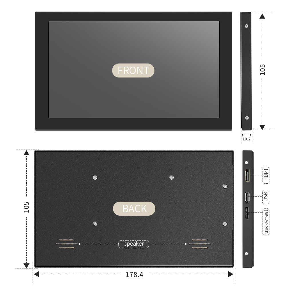 Écran tactile LCD 7 pouces IPS - Pc Gaming Fullset avis et prix