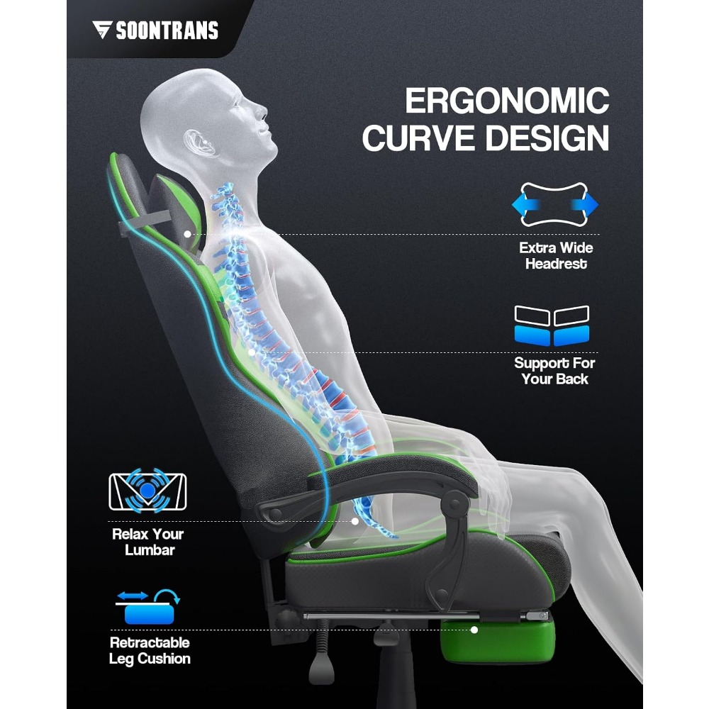 Chaise de jeu ergonomique avec - Gaming Chair avis et prix